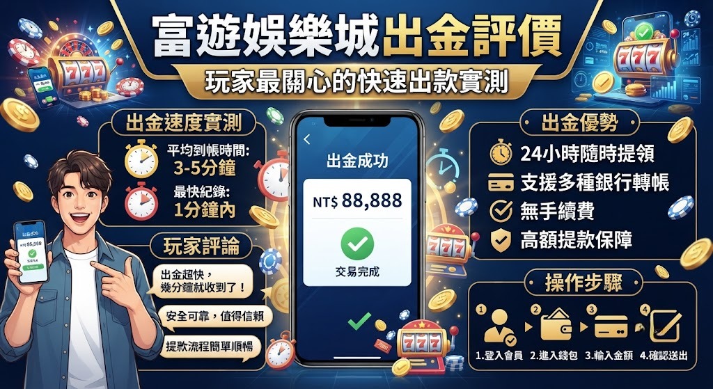 掌握富遊娛樂城真實出款心得與玩家評價